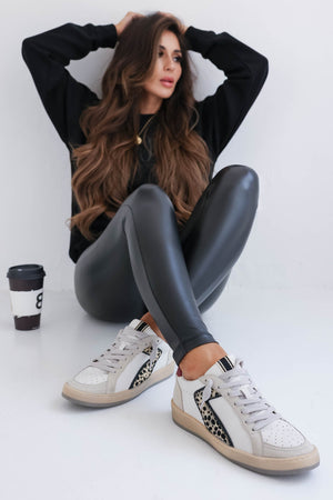 SHUSHOP Salma Sneakers - Gold Black, Closet Candy, 2