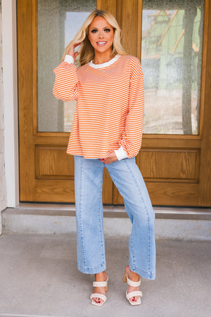 Pumpkin Spice Sweatshirt, Orange, Closet Candy, 6