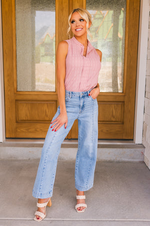 Soft Statement Tank Top, Pink, Closet Candy, 3