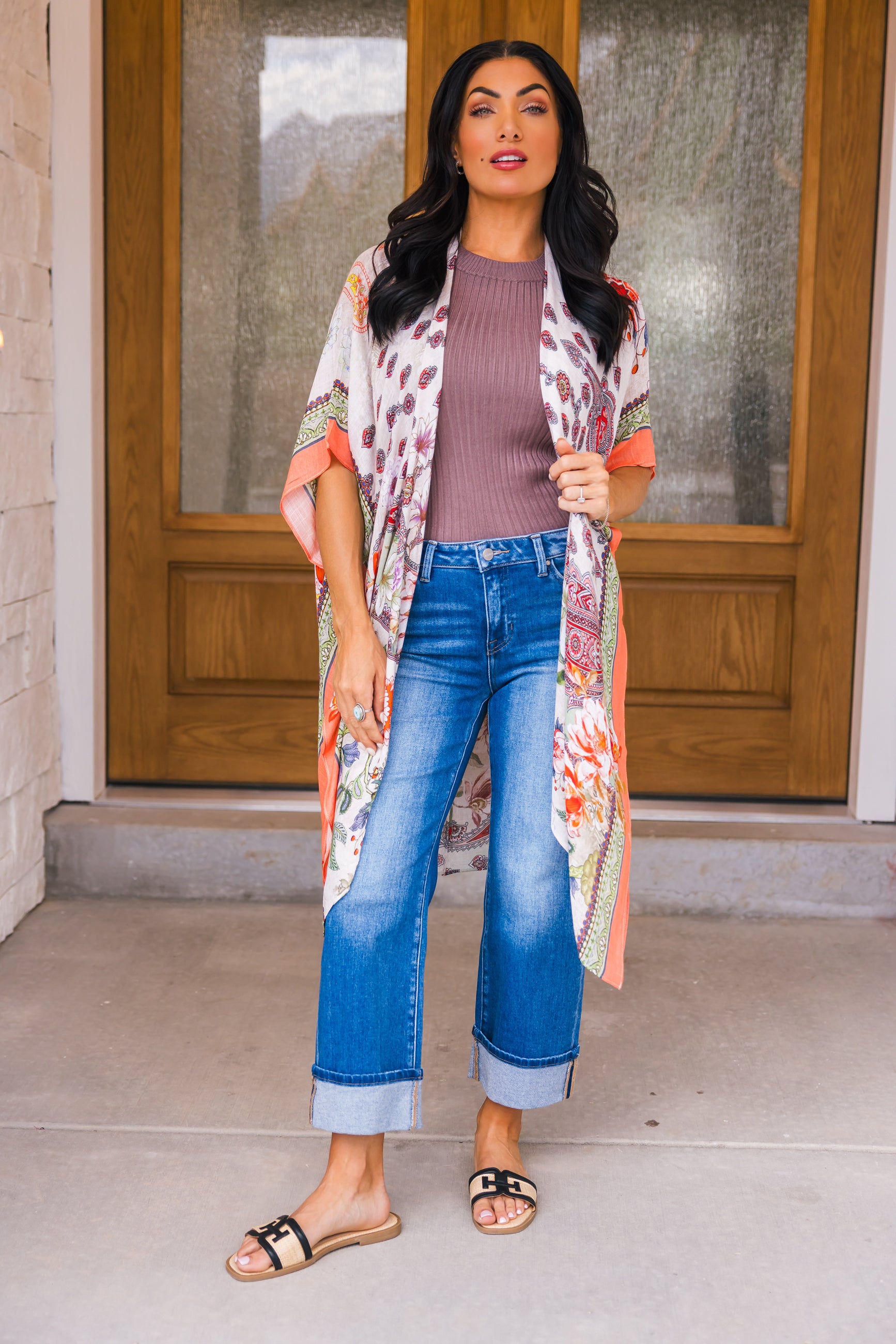 Flow State Kimono, Multicolor, Closet Candy, 1