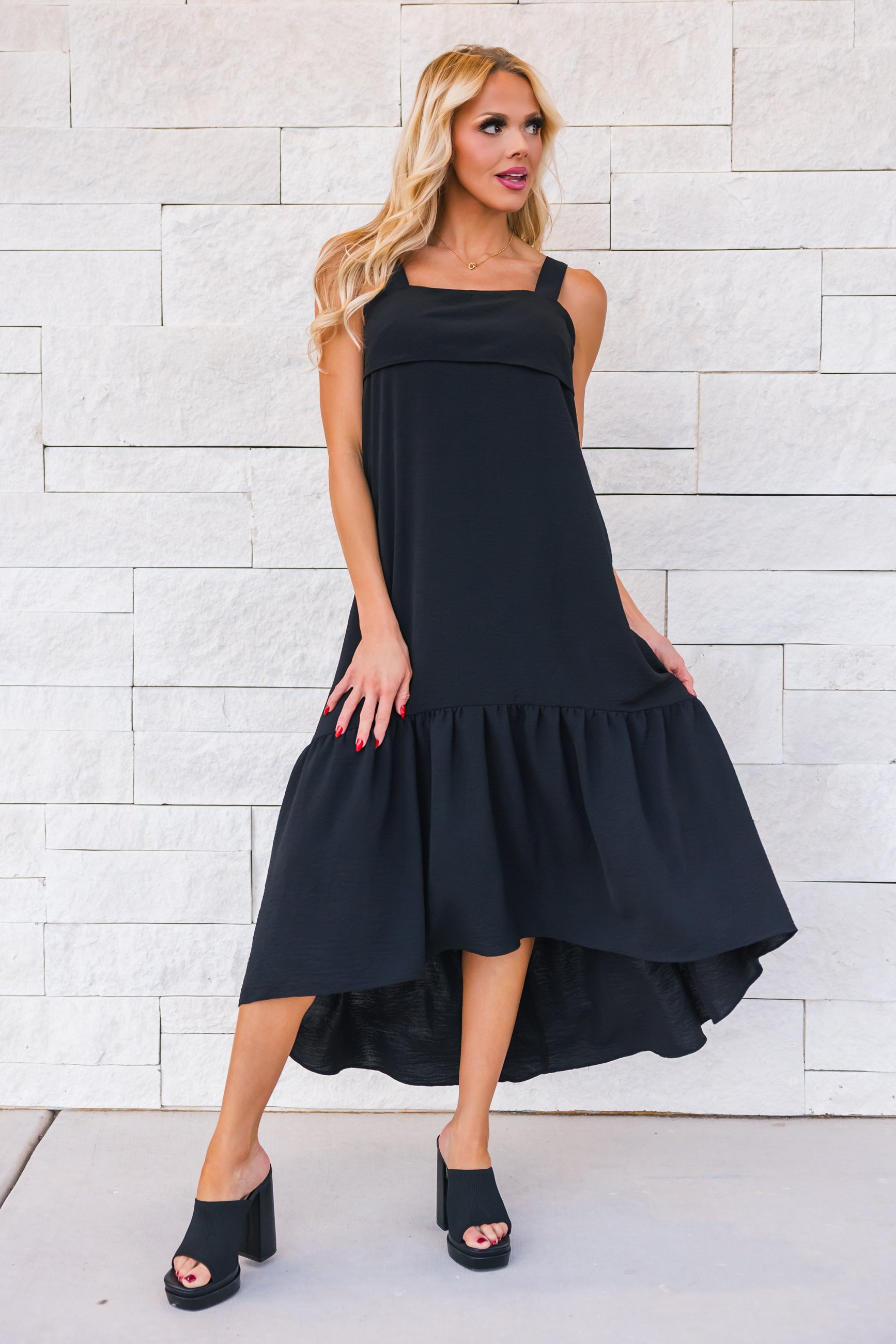Midnight Hour Maxi, Black, Closet Candy, 1