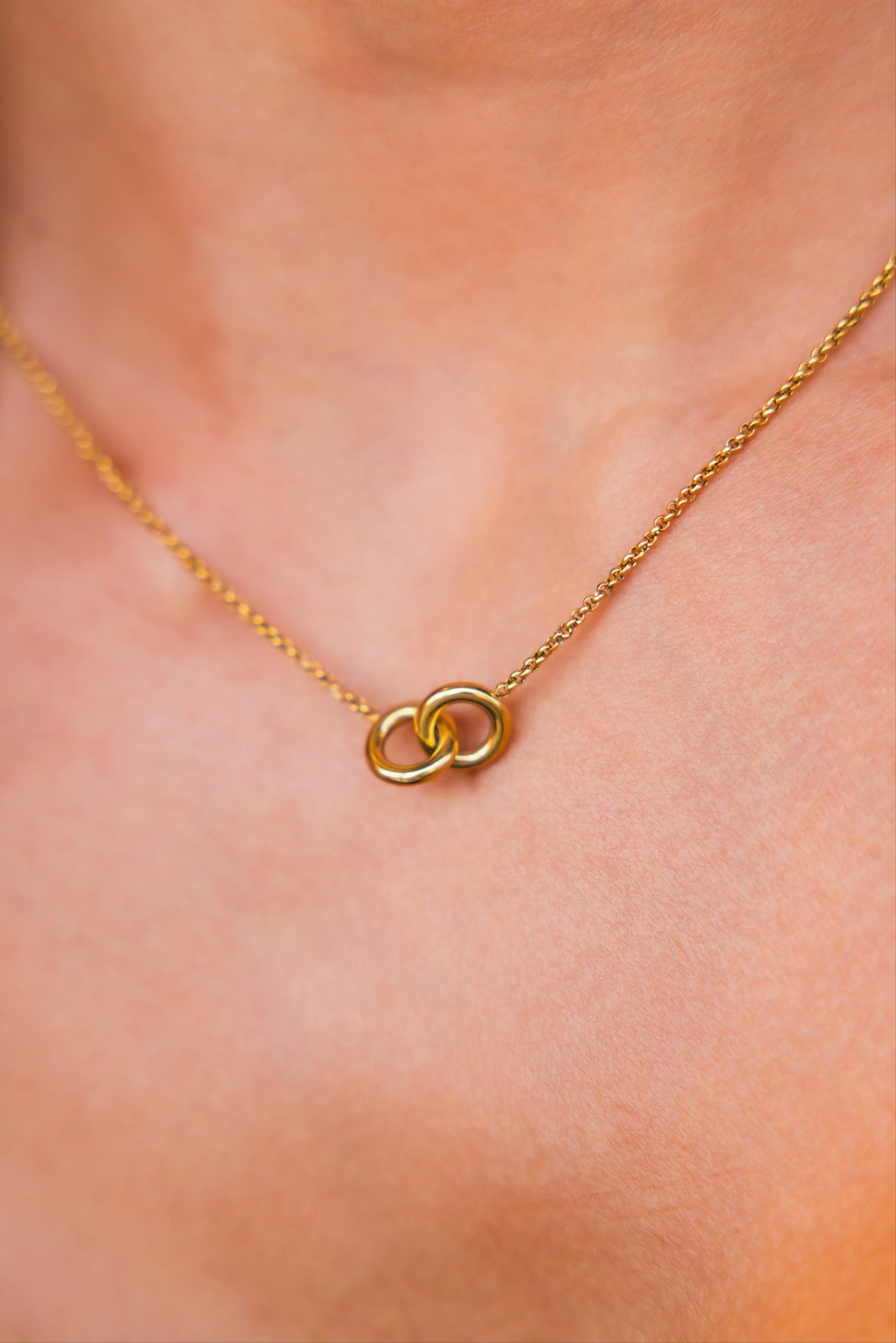 Linked Together Necklace, Gold, Closet Candy, 1