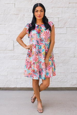 The Daydream Tiered Dress, Multicolor, Closet Candy, 1