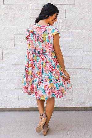 The Daydream Tiered Dress, Multicolor, Closet Candy, 4
