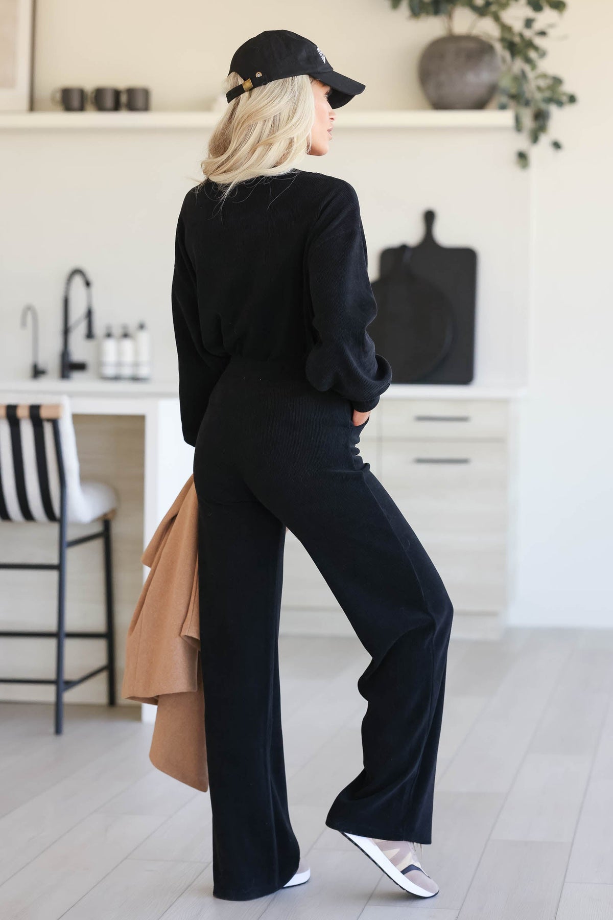This Is It Ribbed Set - Black - Closet Candy Boutique