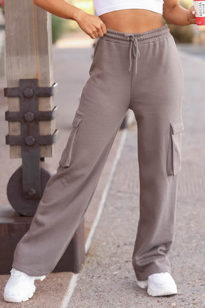 It's a Yes For Me Lounge Pants - Latte, Closet Candy, 2