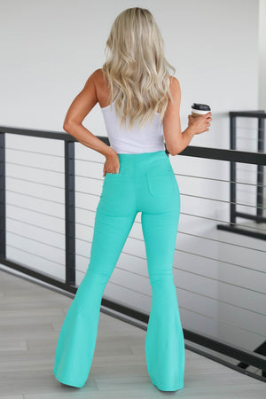 Carrie Flares - Mint, Closet Candy, 5