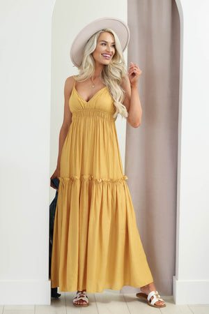 Cover Me In Sunshine Maxi Dress, Closet Candy, 5