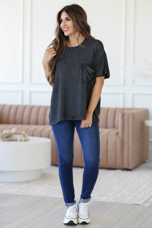 Forever Casual Washed Ribbed Top, Closet Candy 7