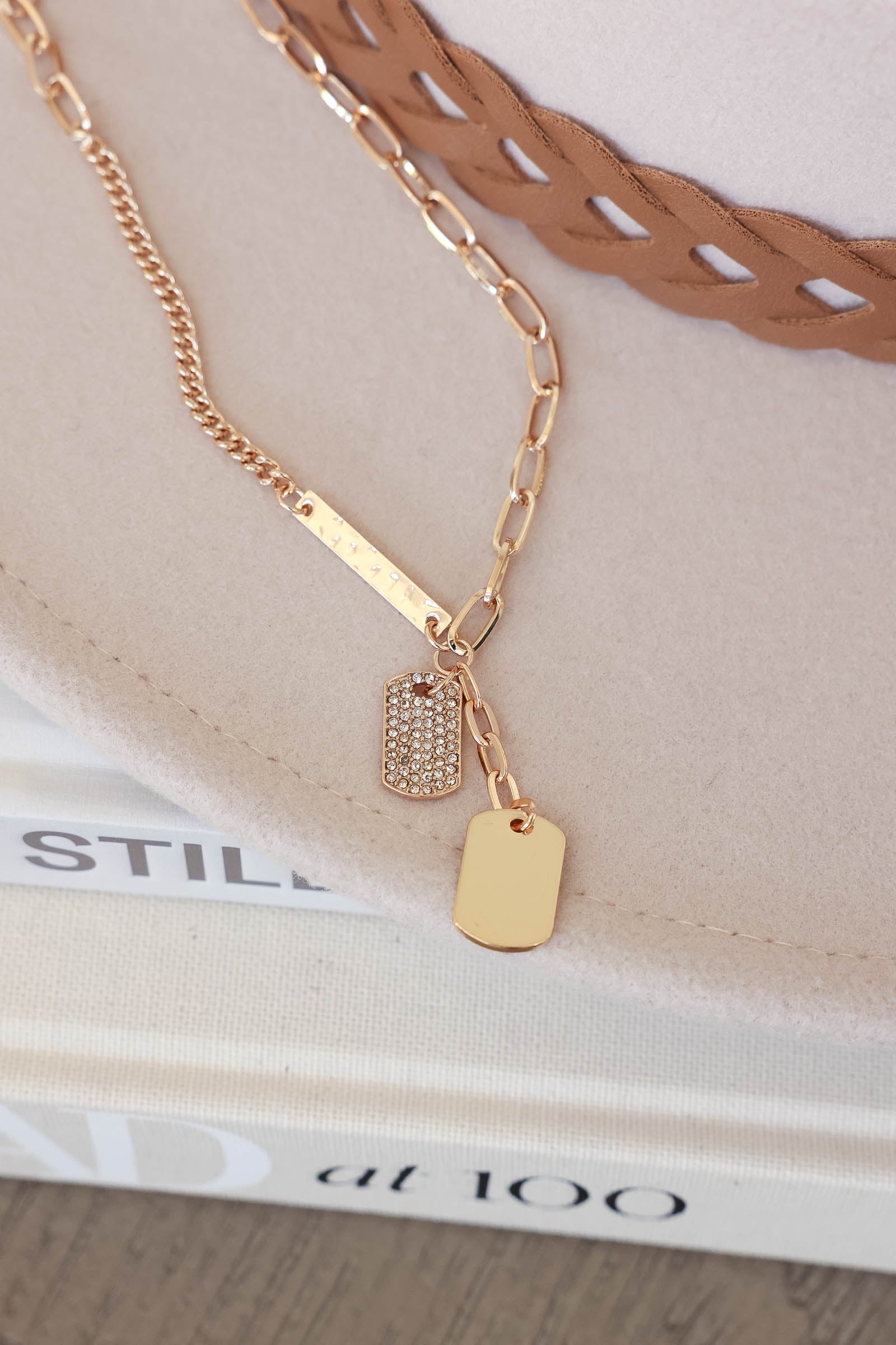 Never Doubt Necklace - Gold, Closet Candy, 1