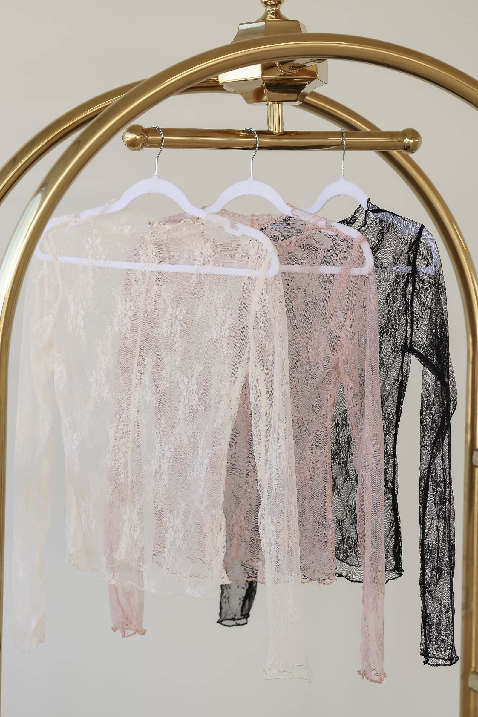 Better Believe It Long Sleeve Lace Tops, Closet Candy, 1