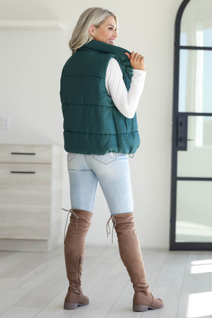 In My Layering Era Vest - Hunter Green, Closet Candy, 3
