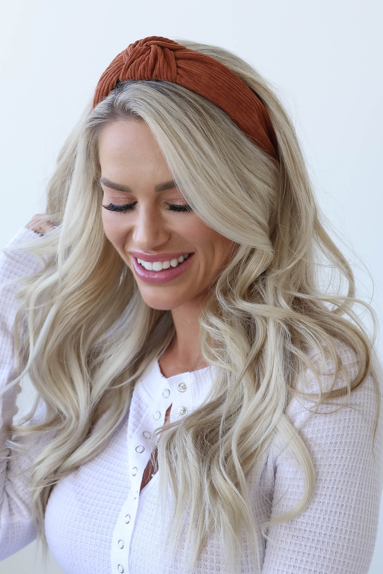 Can You Knot Headband - Camel, Closet Candy, 1