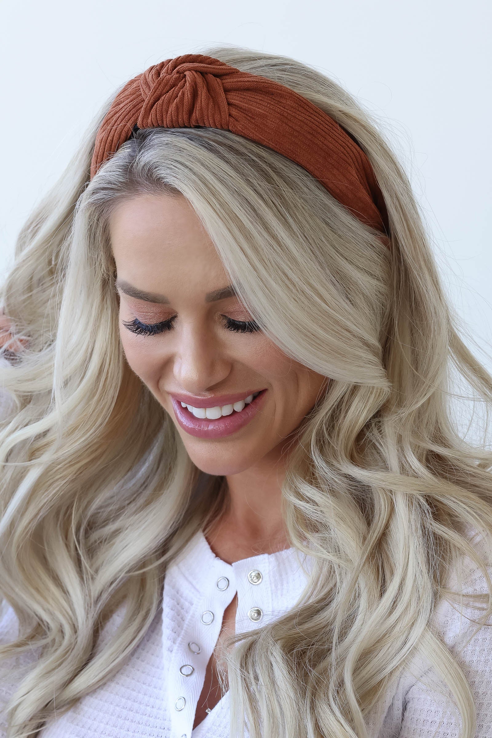 Can You Knot Headband - Camel, Closet Candy, 1