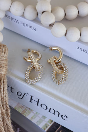 Find Your Way Earrings - Gold, Closet Candy, 1