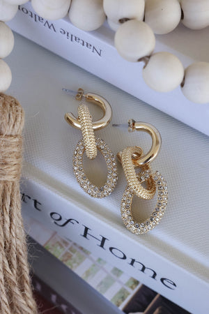 Find Your Way Earrings - Gold, Closet Candy, 3