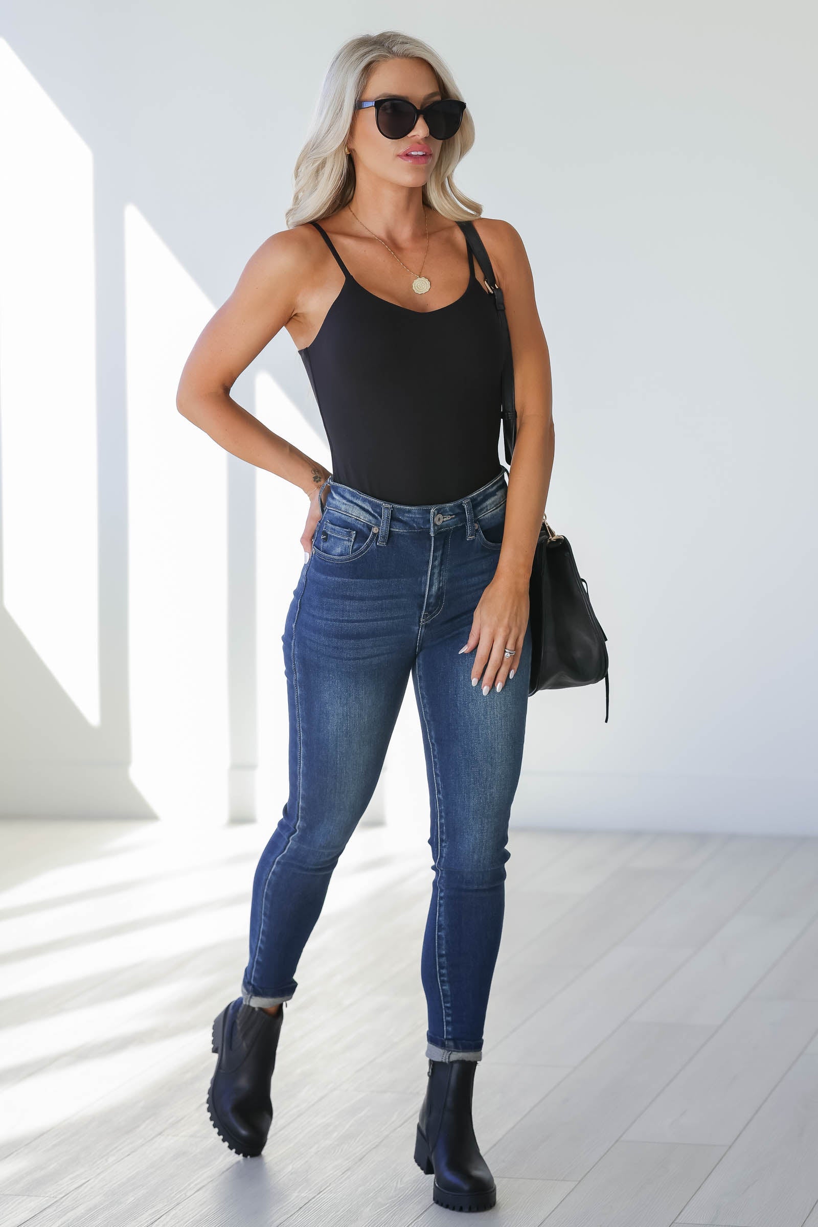 So Easy To Love Bodysuit - Black, Closet Candy, 1