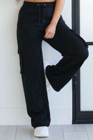 It's a Yes For Me Lounge Pants - Black, Closet Candy, 3