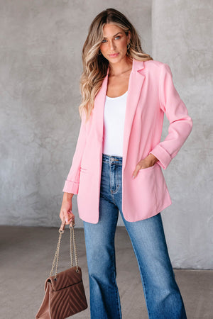 Bold Moves Blazer - Pink, Closet Candy, 4