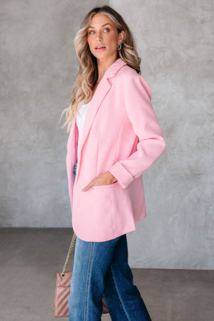 Bold Moves Blazer - Pink, Closet Candy, 5