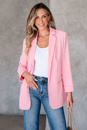 Bold Moves Blazer - Pink, Closet Candy, 7