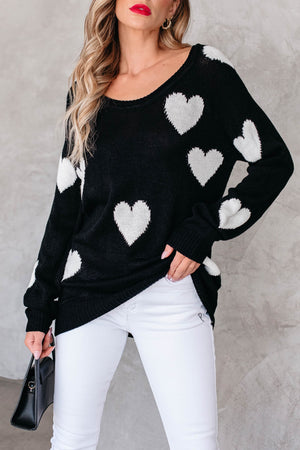 Back In Love Knit Top - Black, Closet Candy, 7