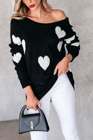 Back In Love Knit Top - Black, Closet Candy, 1