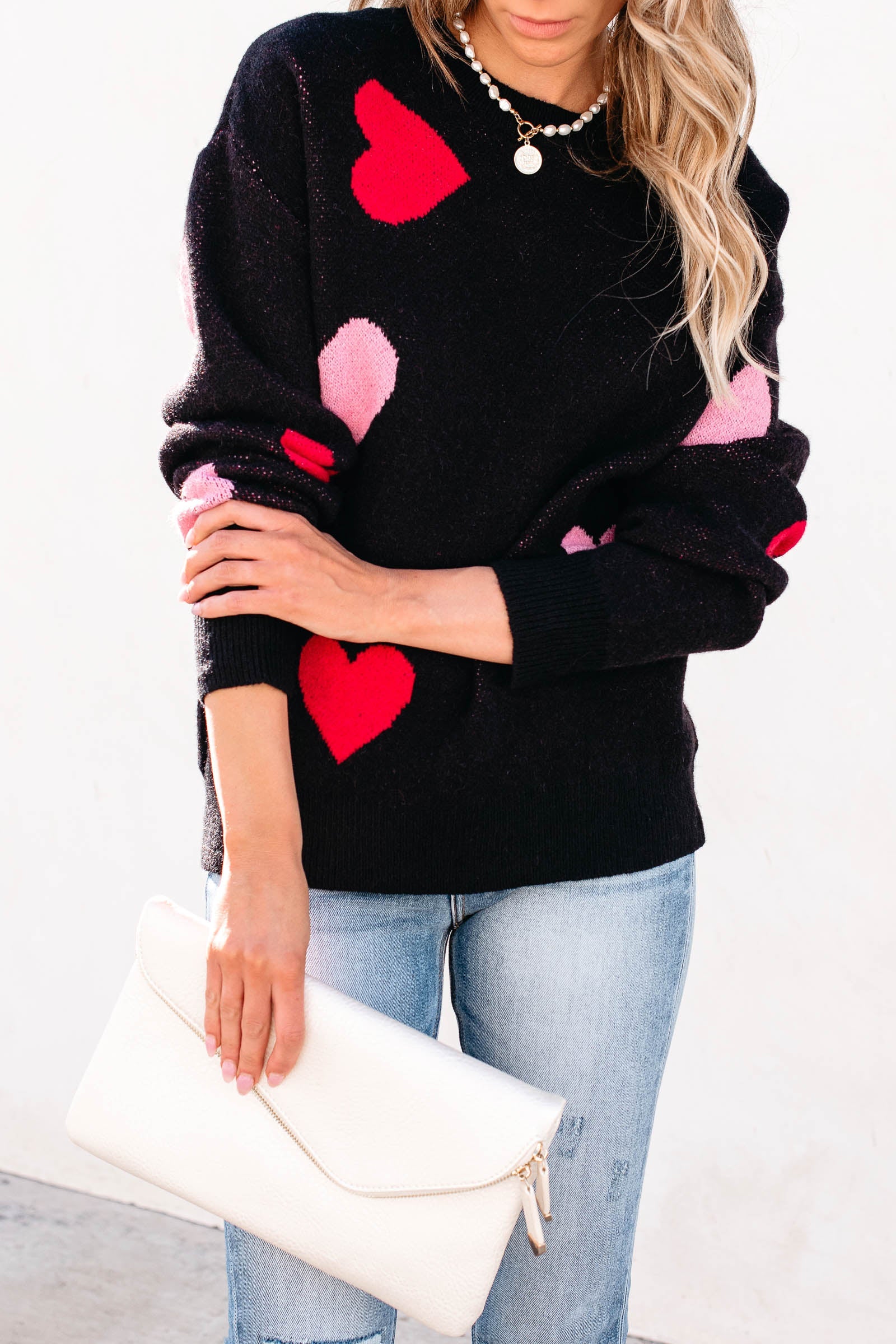 Bringing Back Love Sweater - Black, Closet Candy, 1