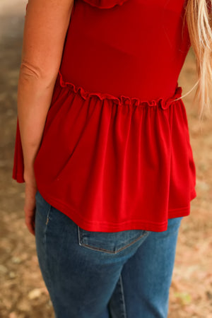 Someday Sweetheart Ruffle Top, Closet Candy, 8