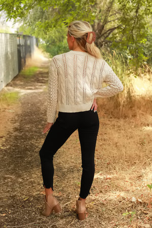 Warm Gratitude Cable Knit Sweater, Closet Candy, 8