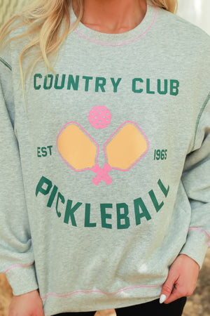 Pickleball Social Sweatshirt, Closet Candy, 3