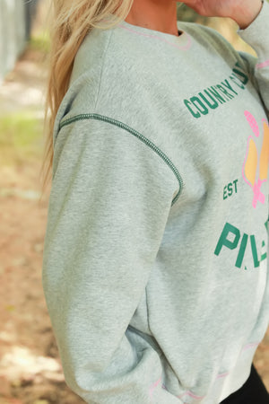 Pickleball Social Sweatshirt, Closet Candy, 5