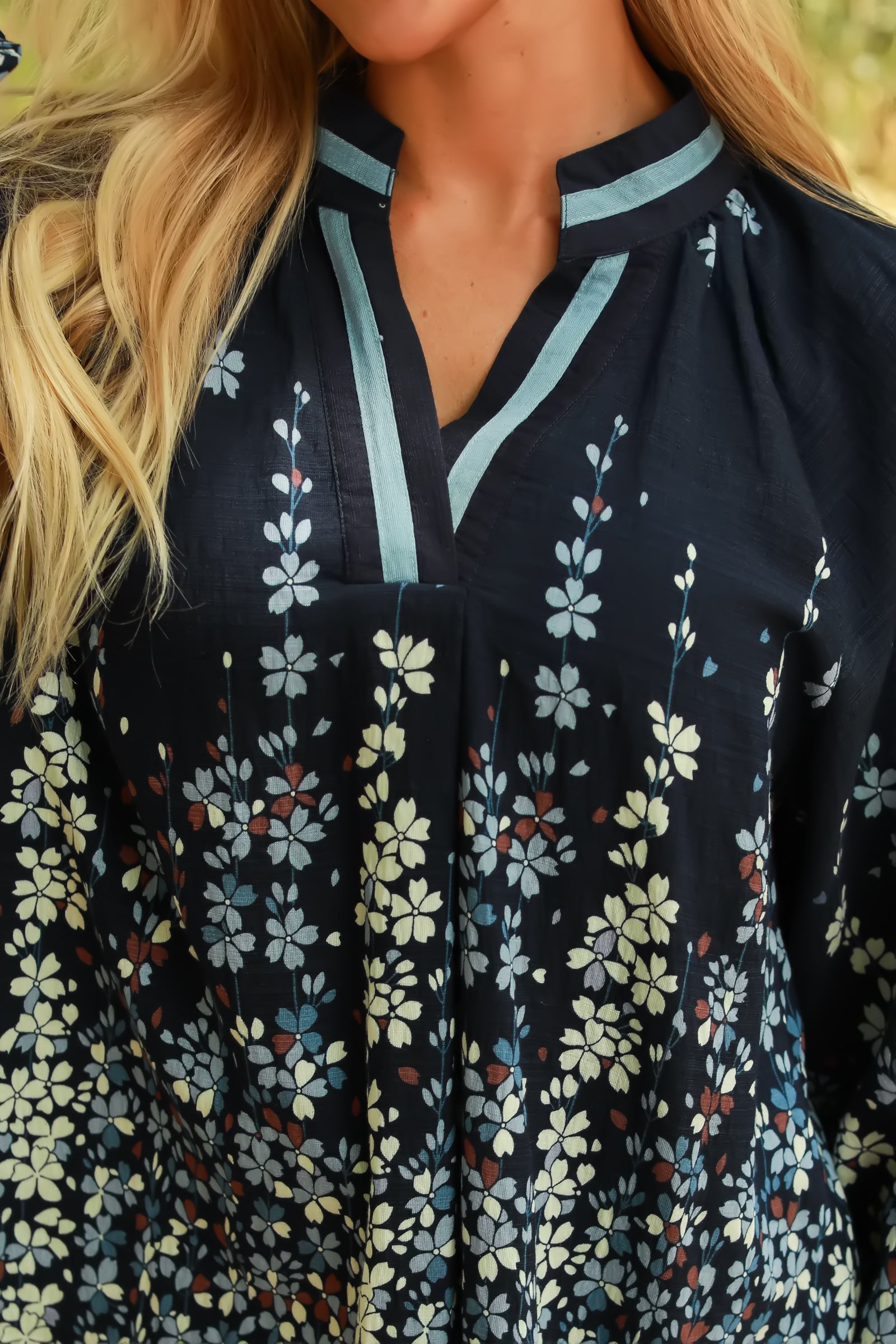 Garden Grace Floral Blouse