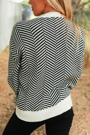 Whispered Chevron Sweater, Closet Candy, 7