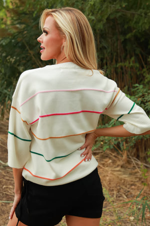 Normal Volume Striped Sweater, Closet Candy, 7