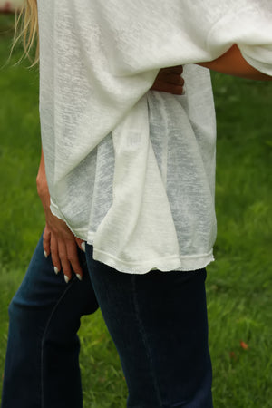 Flow Forward Tunic, White, Closet Candy, 8