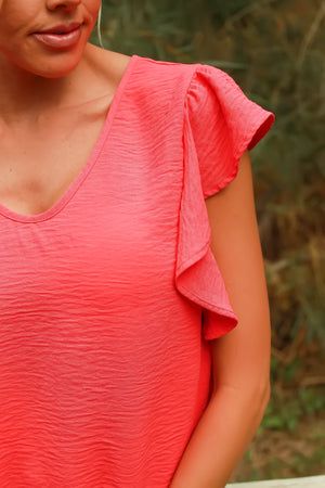 Ruffled Resolve Top, Closet Candy, 3