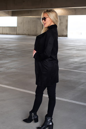 Grove Duster Jacket - Black, Closet Candy, 4