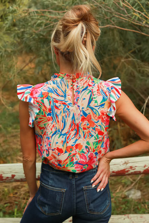 Flirty Flight Top, Multicolor, Closet Candy, 9