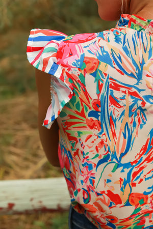 Flirty Flight Top, Multicolor, Closet Candy, 10