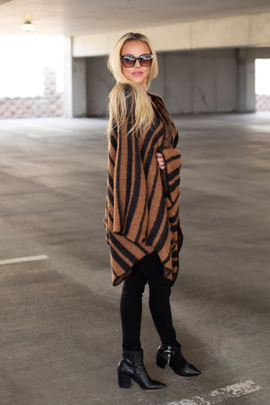 Can't Relate to Desperation Kimono - Brown, Closet Candy, 8