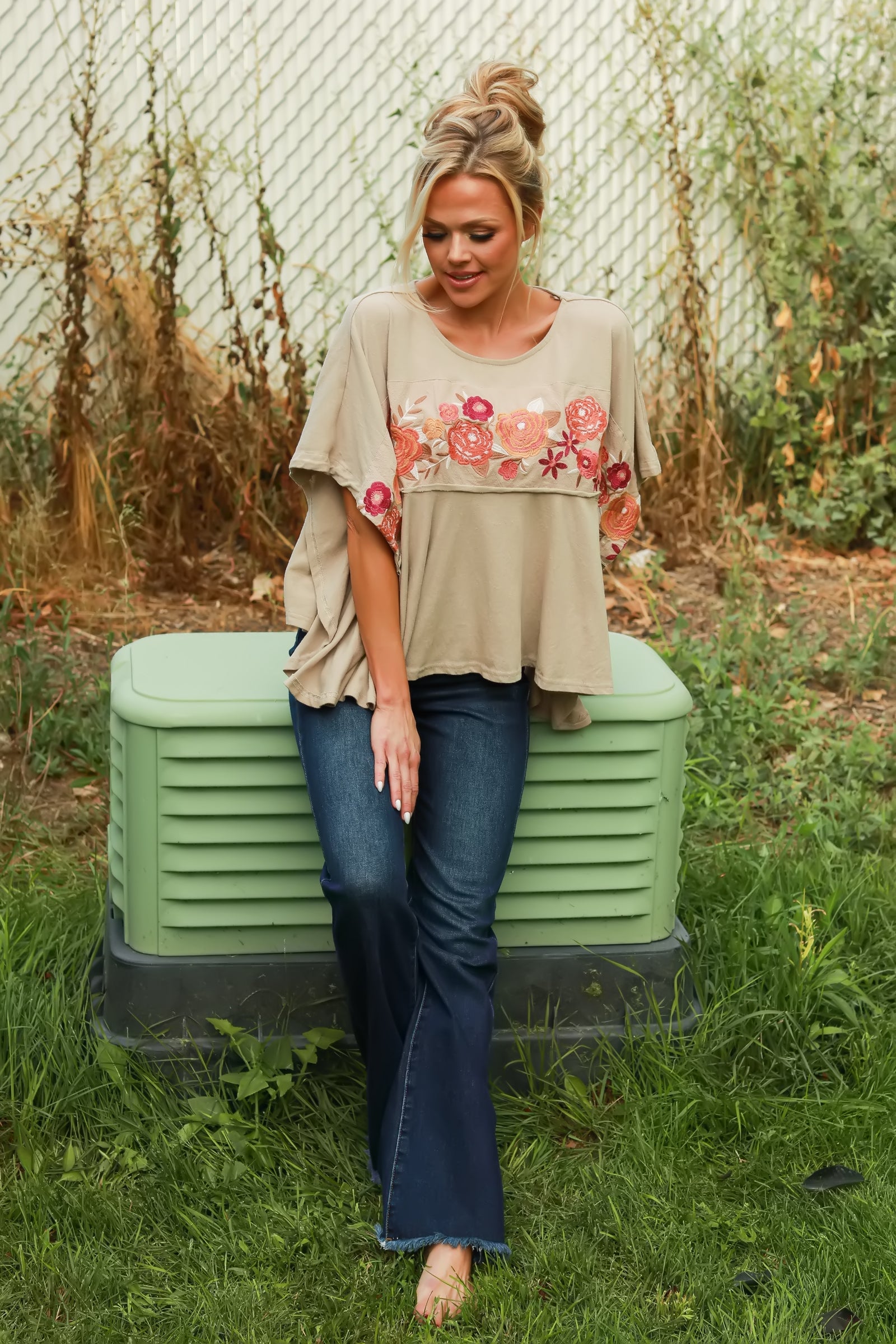 Autumn Bloom Tunic, Closet Candy, 1