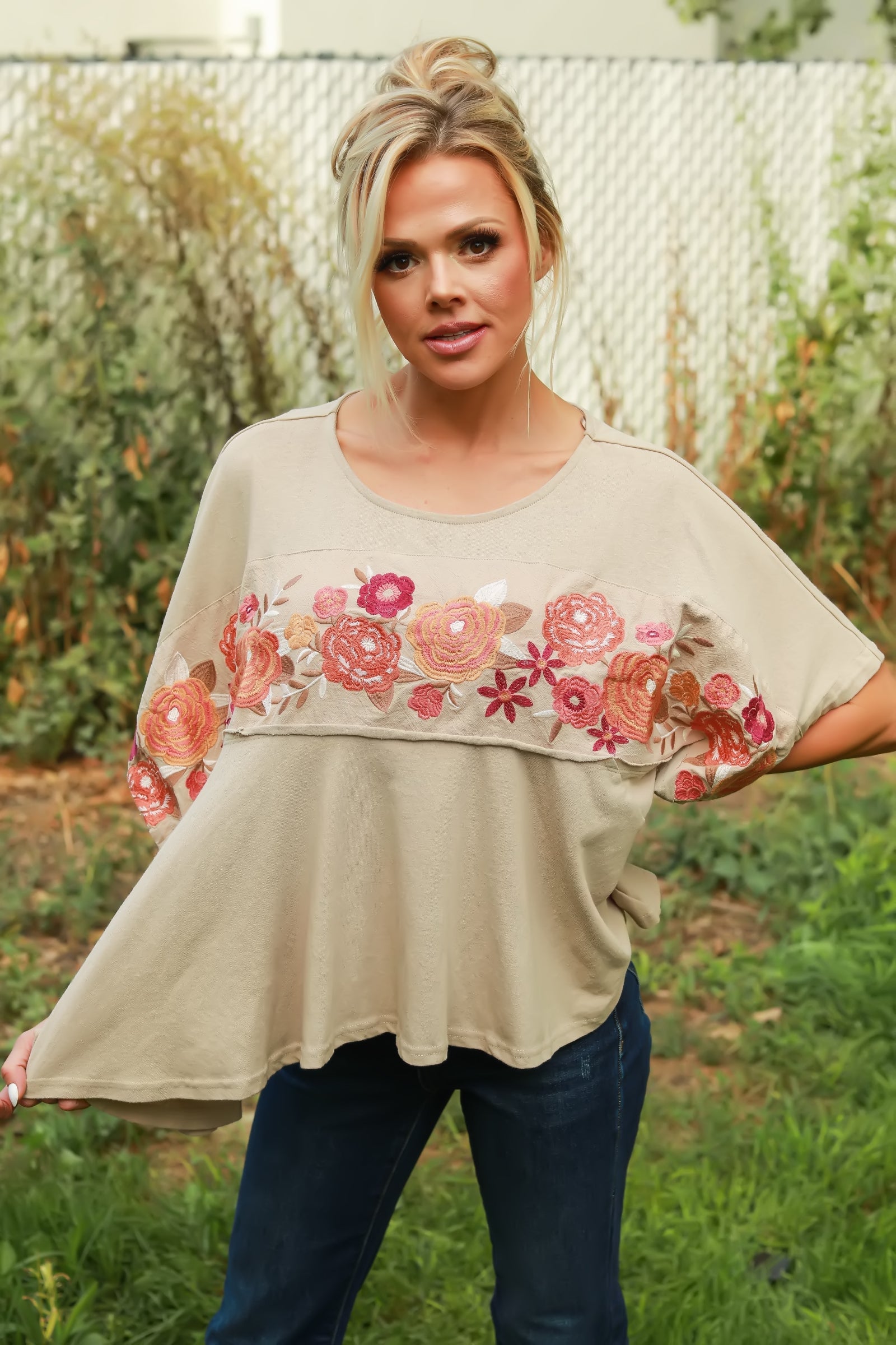 Autumn Bloom Tunic, Closet Candy, 1