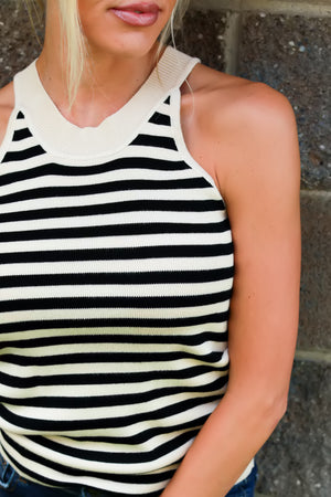 Golden Hour Striped Tank, Stripe, Closet Candy, 3