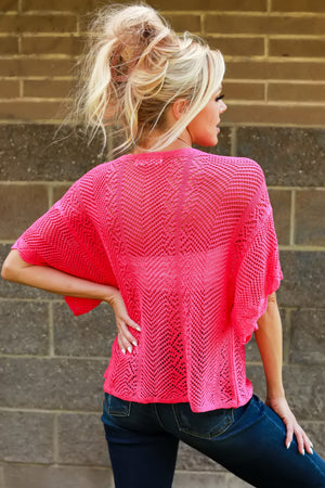 Storyline Knit Top, Pink, Closet Candy, 7