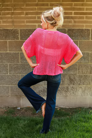 Storyline Knit Top, Pink, Closet Candy, 8
