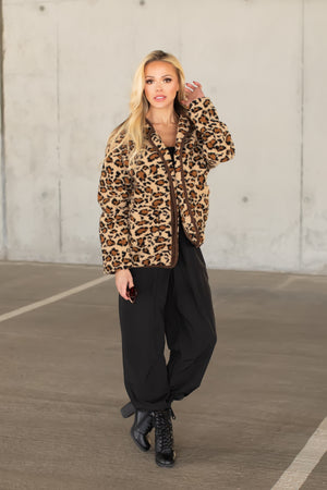 Dark Sense of Humor Jacket - Leopard, Closet Candy, 8