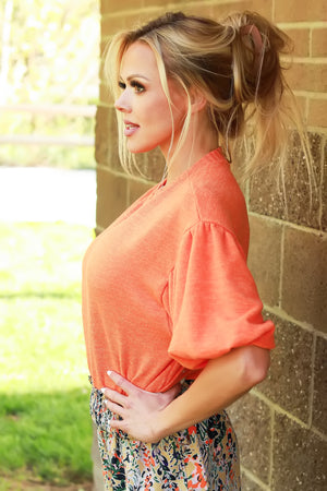 Sunset Boulevard Sweater, Orange, Closet Candy, 5