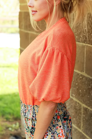 Sunset Boulevard Sweater, Orange, Closet Candy, 4