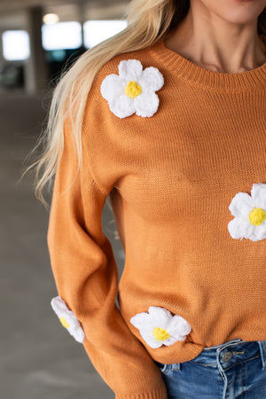 Changes Came My Way  Sweater - Orange, Closet Candy, 6
